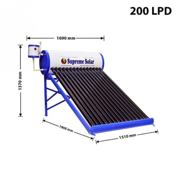 Shop for 200 LPD ETC Supreme Solar Water Heater Get 25 Discount